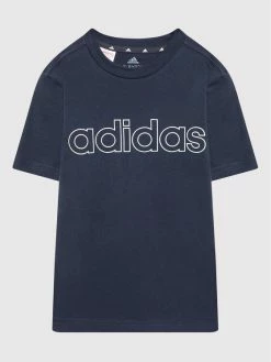 Εκπτωση ❤️ Adidas T-shirts T-Shirt B Lin HE9273 Σκούρο μπλε Regular Fit 👏