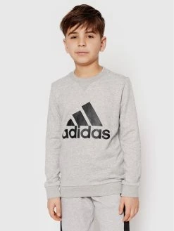 Προώθηση 🌟 Adidas Μπλούζες Φόρμας Μπλούζα GS4273 Γκρι Regular Fit 😍