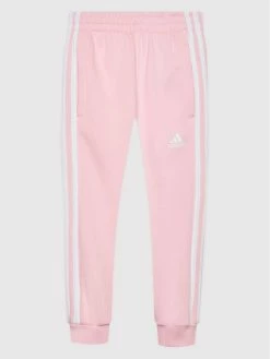 Ολοκαίνουργιο 🥰 Adidas Παντελόνια Φόρμας Παντελόνι φόρμας Essential 3-Stripes HF1904 Ροζ Regular Fit 😉