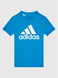 Εκπτωση 😍 Adidas T-shirts T-Shirt Essentials HE9283 Μπλε Regular Fit 👏
