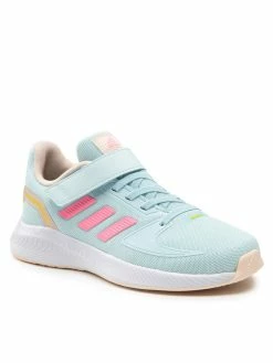 Ολοκαίνουργιο 🤩 Adidas Παπούτσια για Χάντμπολ Παπούτσια Runfalcon 2.0 El K HR1398 Μπλε 🎉