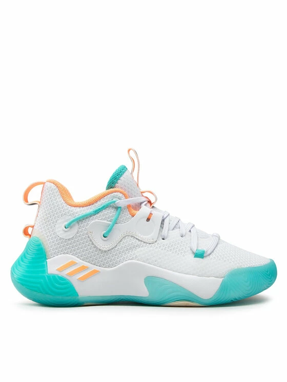 Flash Sale 🤩 Adidas Παπούτσια για Μπάσκετ Παπούτσια Harden Stepback 3 J GW6575 Λευκό 🔔 4 Flash Sale 🤩 Adidas Παπούτσια για Μπάσκετ Παπούτσια Harden Stepback 3 J GW6575 Λευκό 🔔 - Image 2