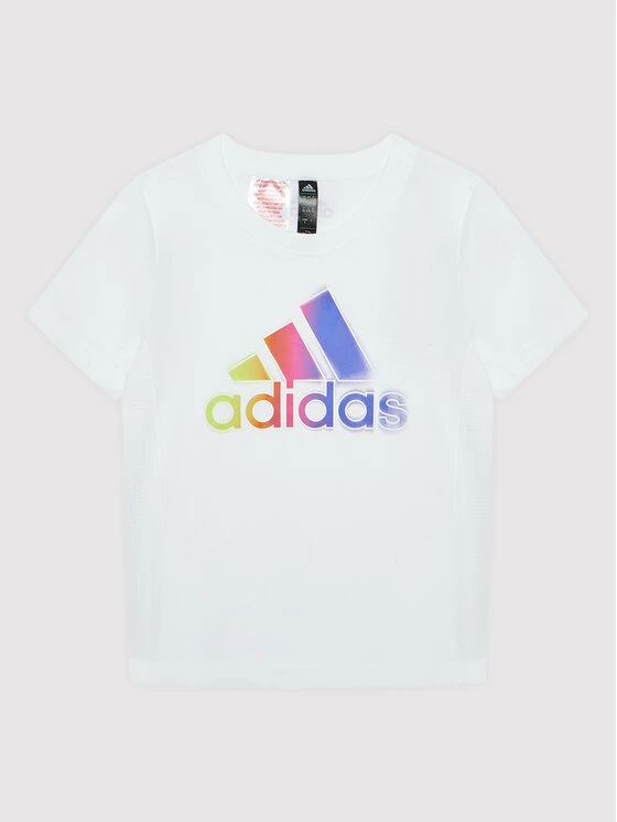 Το φθηνότερο 👍 Adidas T-shirts T-Shirt HE0039 Λευκό Regular Fit ⭐ 3 Το φθηνότερο 👍 Adidas T-shirts T-Shirt HE0039 Λευκό Regular Fit ⭐