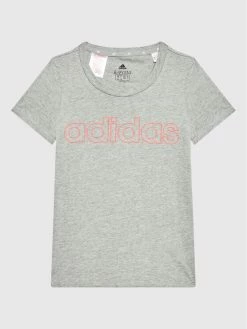 ΑΘΛΗΤΙΚΑ ΡΟΥΧΑ Εκπτώσεις 25 Ολοκαίνουργιο 👏 Adidas T-shirts T-Shirt Essentials HE1964 Γκρι Slim Fit 🔔