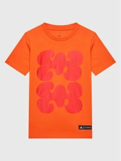 Καλύτερες κριτικές για ⌛ Adidas T-shirts T-Shirt MARIMEKKO HL1629 Πορτοκαλί Regular Fit 💯