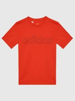 Κουπόνι ✔️ Adidas T-shirts T-Shirt Lin HD5971 Κόκκινο Regular Fit 😍