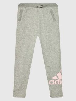 Προϋπολογισμός 😍 Adidas Παντελόνια Φόρμας Παντελόνι φόρμας GS4284 Γκρι Regular Fit 👏