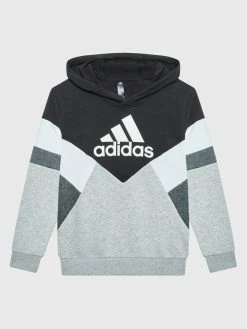Νέος ⭐ Adidas Μπλούζες Φόρμας Μπλούζα Colorblock HA4007 Γκρι Regular Fit 🤩