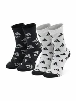 Νέος 🥰 Adidas Ψηλές Κάλτσες Κάλτσες Ψηλές Unisex Crew Aop 2 Pp HE2963 Λευκό ✔️