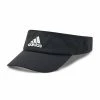 Ολοκαίνουργιο 🧨 Adidas Σκούφοι & Καπέλα Γείσο Aeroready Visor HD7304 Μαύρο 🔔