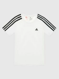 Νέος 🎁 Adidas T-shirts T-Shirt H36815 Λευκό Regular Fit 🤩