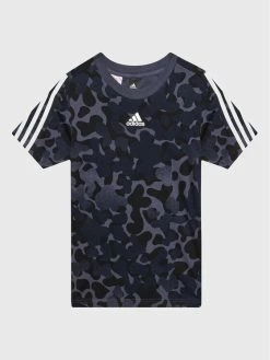 Προώθηση 🥰 Adidas T-shirts T-Shirt Future Icons 3-Stripes HM2097 Σκούρο μπλε Regular Fit ✨